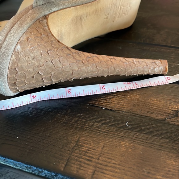 Luca Luca suede&croc leather heels - Picture 4 of 8